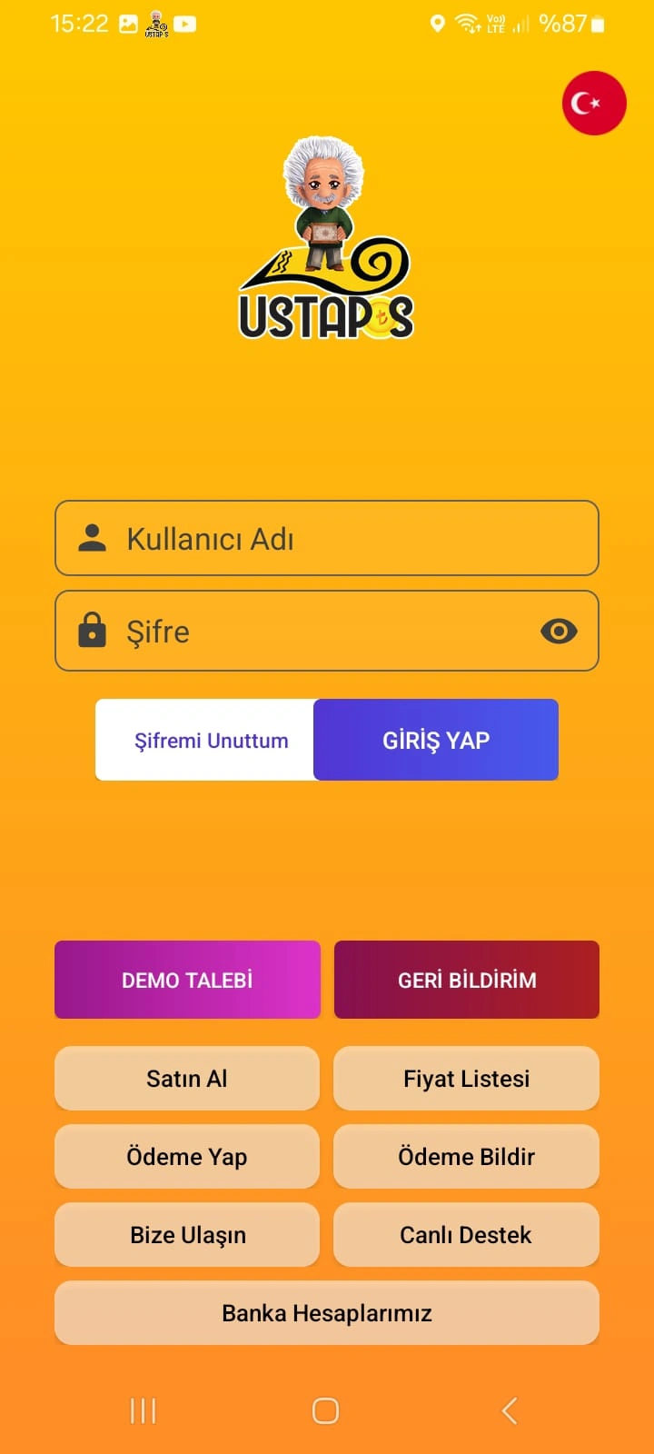 USTAPOS DRY Kuru Temizleme Otomasyonu Ekran Görüntüsü: Kuru Temizleme Programı